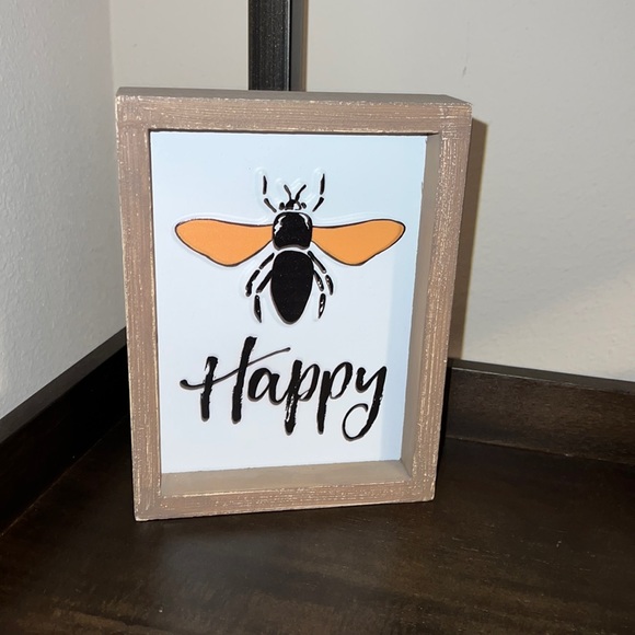 Bee Happy - Wall or Table Decor - Picture 1 of 1